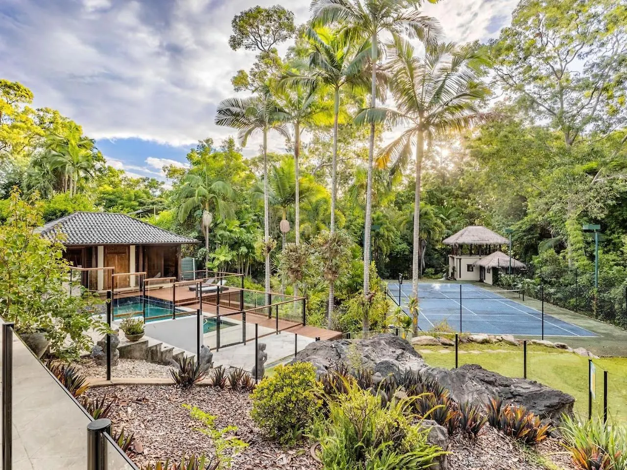 Pool Tennis And Cinema 7Beds Bali Inspired Retreat Jindalee Semesterbostad